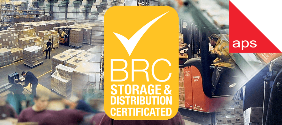 aps co-packing facility maintains British Retail Consortium (BRC) Storage & Distribution accreditation for 2021